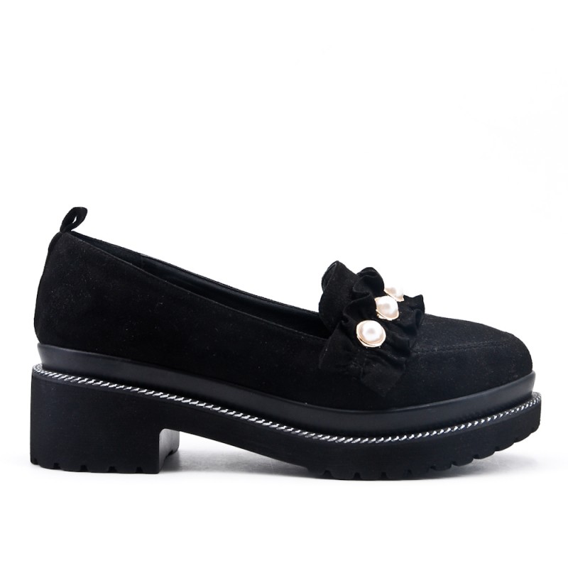 mocassin petit talon