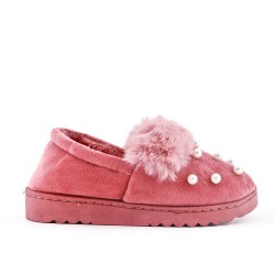 Pearl lined women's slipper