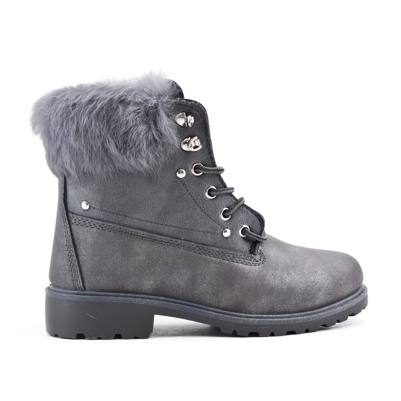 sparkly gray boots