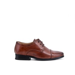 Derby child lace-up tobacco