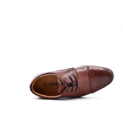 Derby child lace-up tobacco