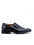 Mocassin noire en simili cuir