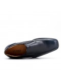 Mocassin noire en simili cuir