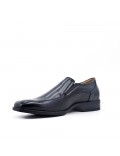 Mocassin noire en simili cuir