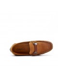 Mocassin enfant en simili daim camel