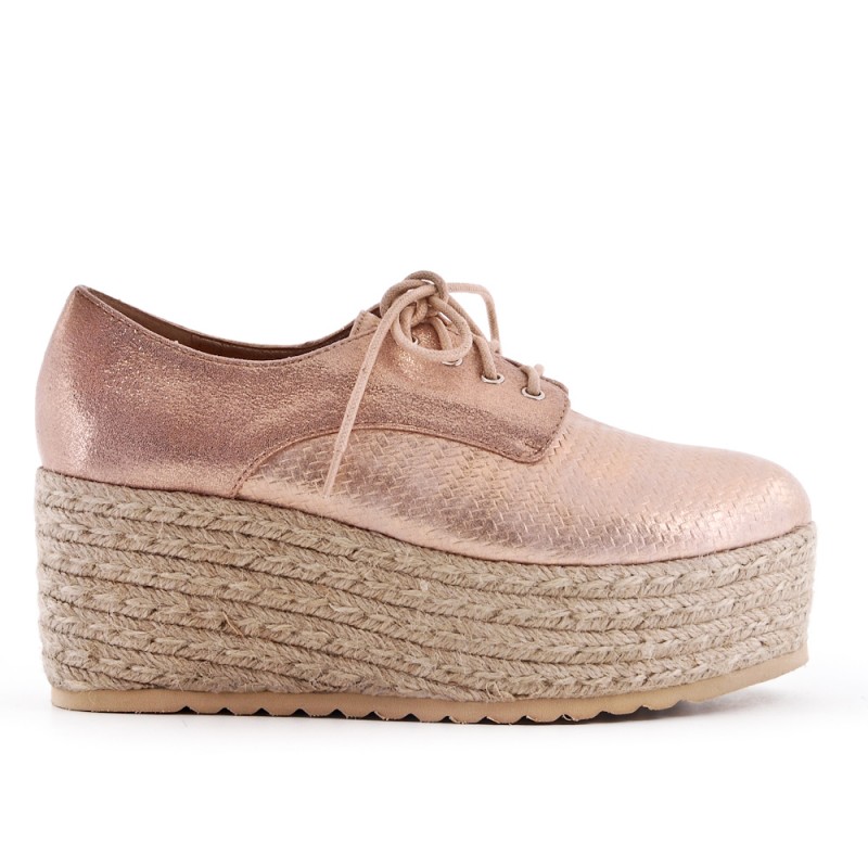 semelle espadrille compensée