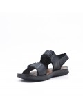 Black man sandal in faux leather