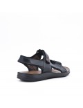 Black man sandal in faux leather