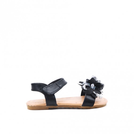 sandale fille noir