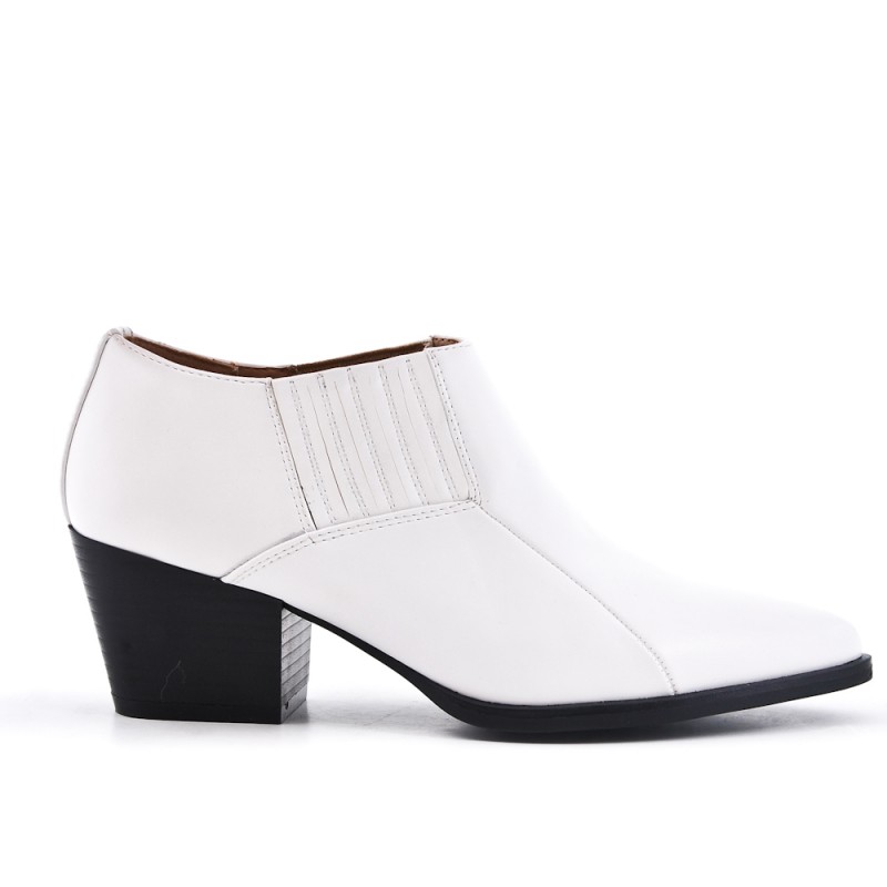 white small heel