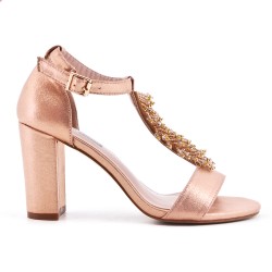 Pearl champagne sandal