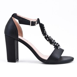 Black pearl sandal