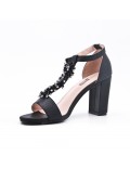 Black pearl sandal