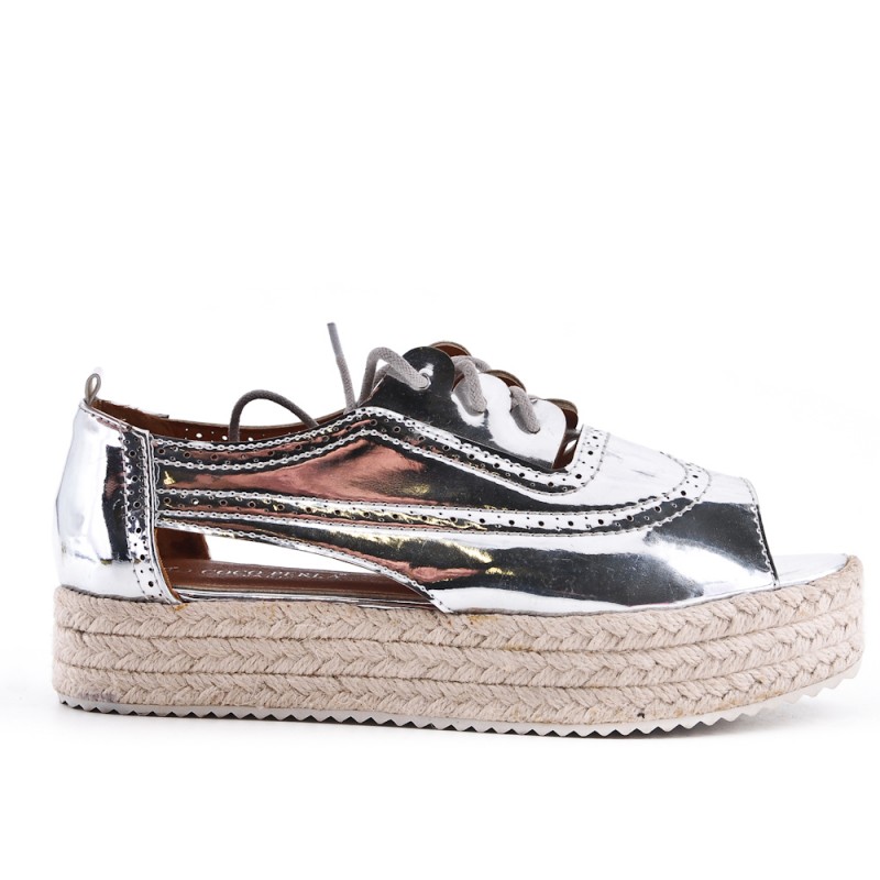 silver espadrilles australia