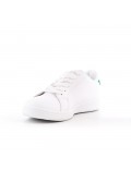 White lace-up basket