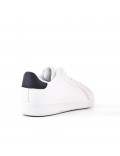 White lace-up basket