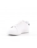 White lace-up basket