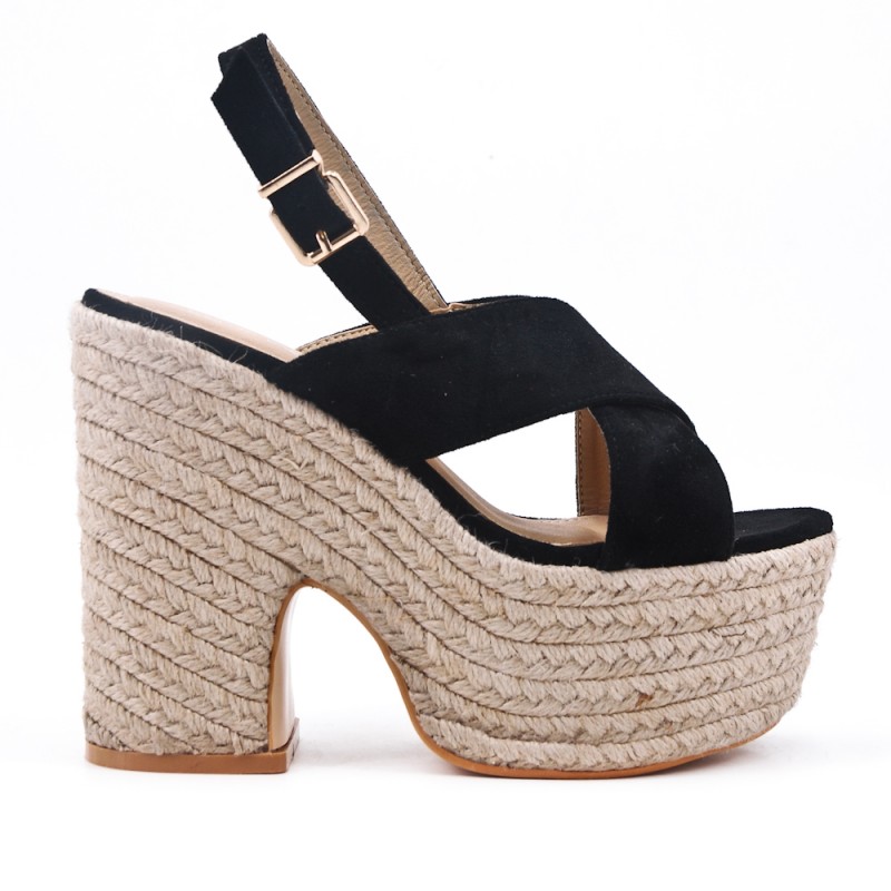 sandale talon plateforme